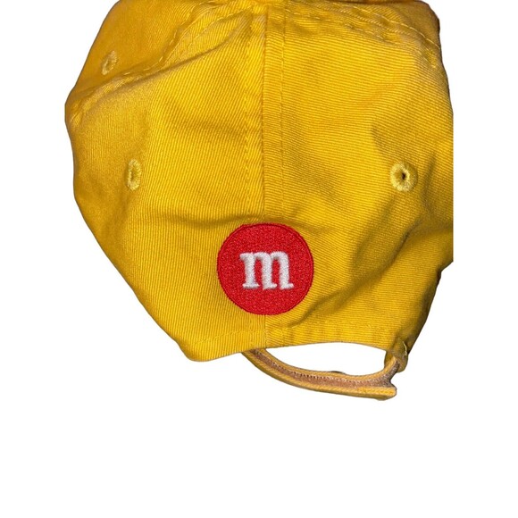 NASCAR M&M Hat Sadler 38 Adult Signed Authentic Yellow Cap Yates Racing Chase - Picture 4 of 8